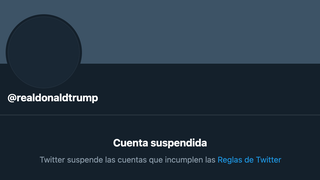 Twitter suspende permanentemente la cuenta de Donald Trump por "riesgo de incitación a la violencia"